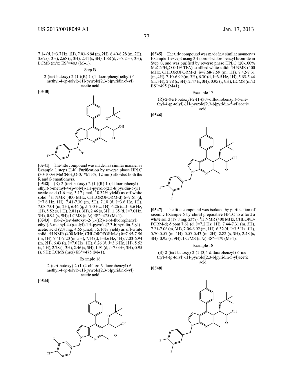 Azaindole Compounds and Methods for Treating HIV - diagram, schematic, and image 78