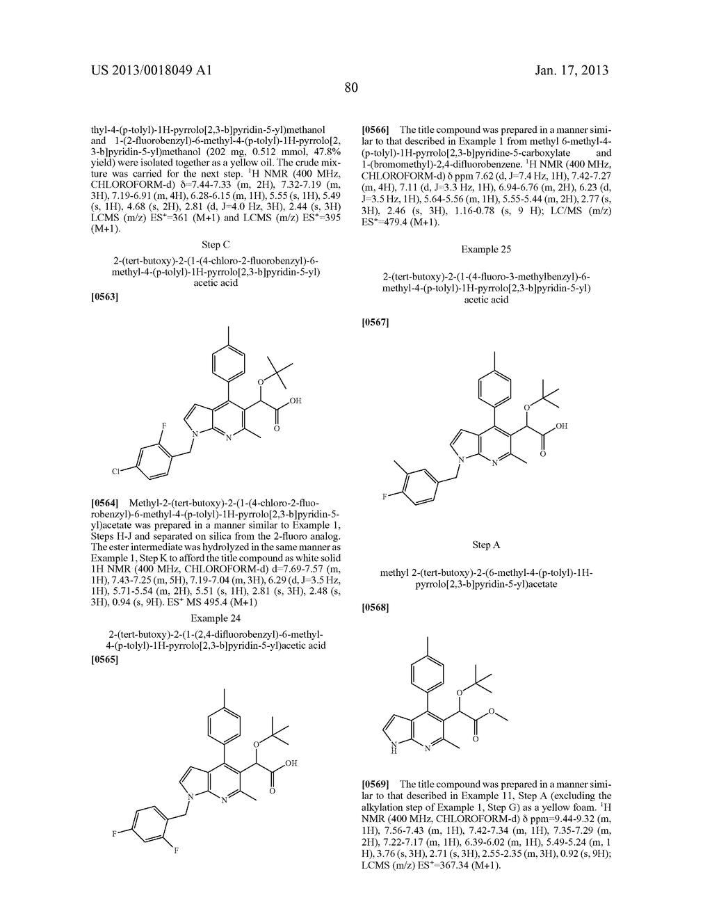 Azaindole Compounds and Methods for Treating HIV - diagram, schematic, and image 81