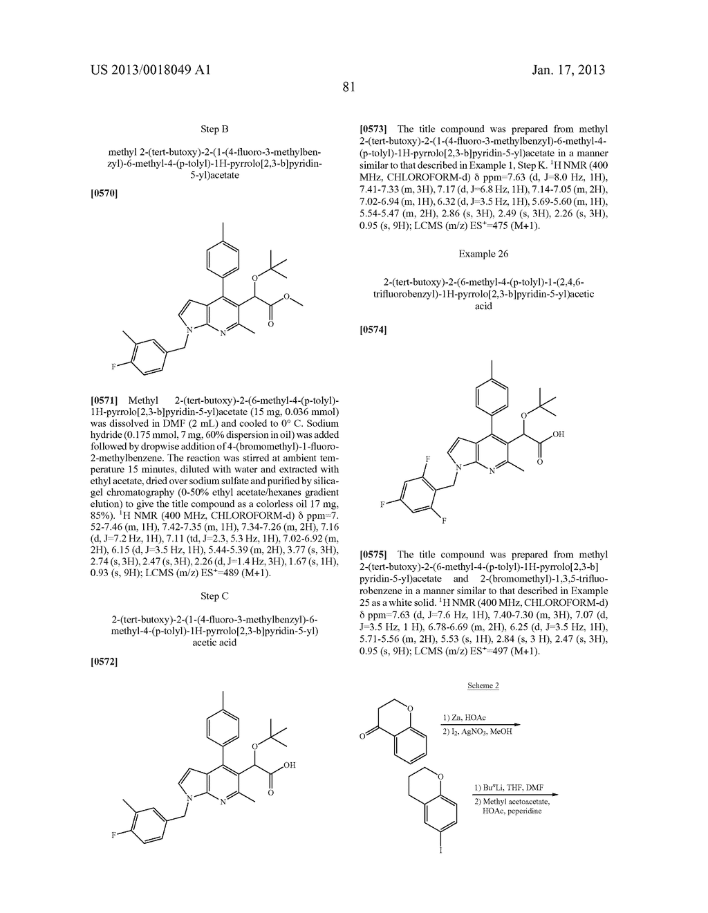 Azaindole Compounds and Methods for Treating HIV - diagram, schematic, and image 82