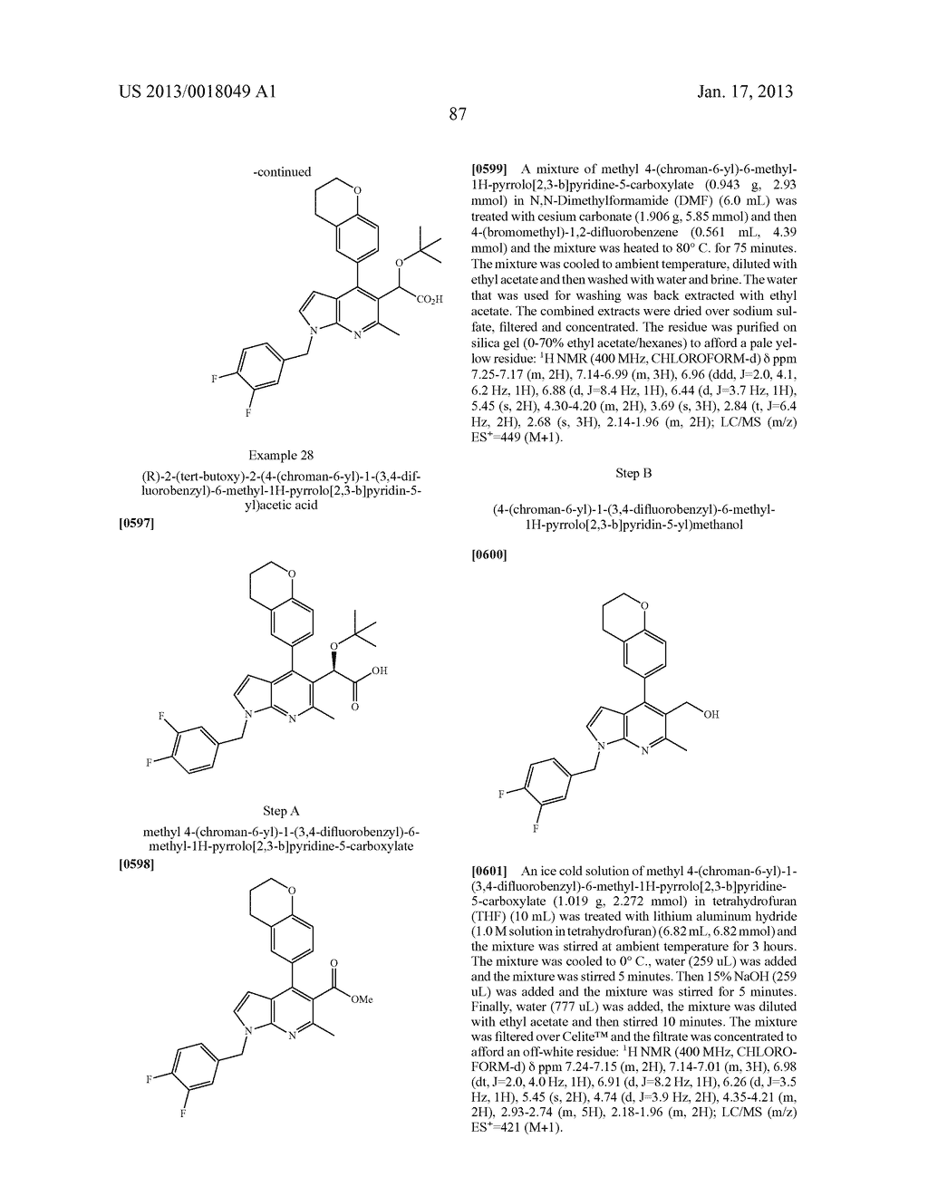 Azaindole Compounds and Methods for Treating HIV - diagram, schematic, and image 88