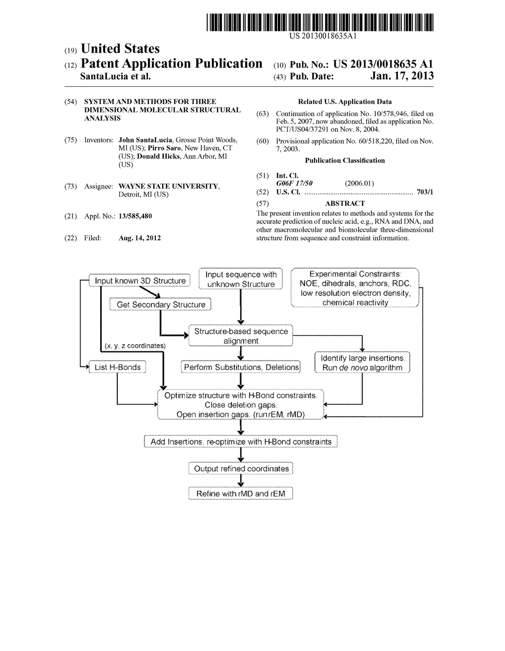 SYSTEM AND METHODS FOR THREE DIMENSIONAL MOLECULAR STRUCTURAL ANALYSIS - diagram, schematic, and image 01