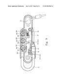 BICYCLE LOCK SET CONNECTED WITH BICYCLE FRAME diagram and image