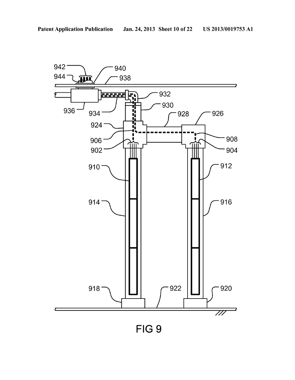 System and Method for Separation of Captured Gases from Exhaust - diagram, schematic, and image 11