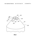 DEVICE FOR PERFORATING A MATERIAL COMPRISING A TAIL-LOCKING CHARGE CASE diagram and image