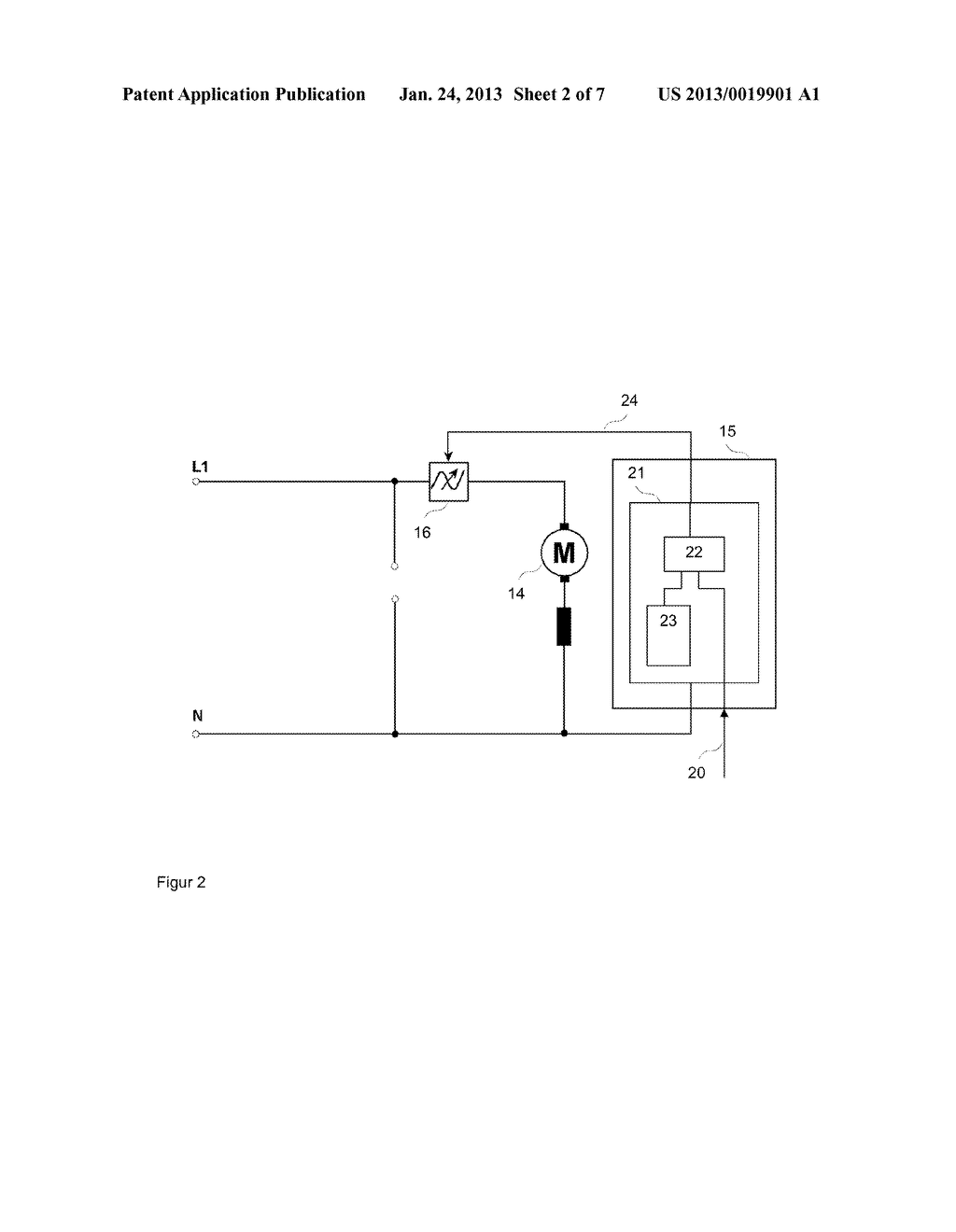 VACUUM CLEANER AND METHOD FOR OPERATING A VACUUM CLEANER - diagram, schematic, and image 03