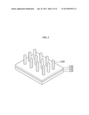 Nanostructure Array Substrate, Method for Fabricating the Same and     Dye-Sensitized Solar Cell Using the Same diagram and image