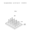 Nanostructure Array Substrate, Method for Fabricating the Same and     Dye-Sensitized Solar Cell Using the Same diagram and image