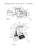 Method and device for the gravimetric and in-series distribution of     solution diagram and image