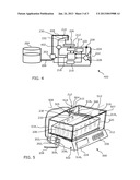 Method and device for the gravimetric and in-series distribution of     solution diagram and image