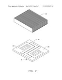 HEAT DISSIPATION DEVICE WITH HEAT PIPE WITHIN BASE diagram and image