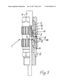 CABLE FITTING HAVING A CLAMPING DEVICE FOR AN ARMOR OF THE CABLE diagram and image