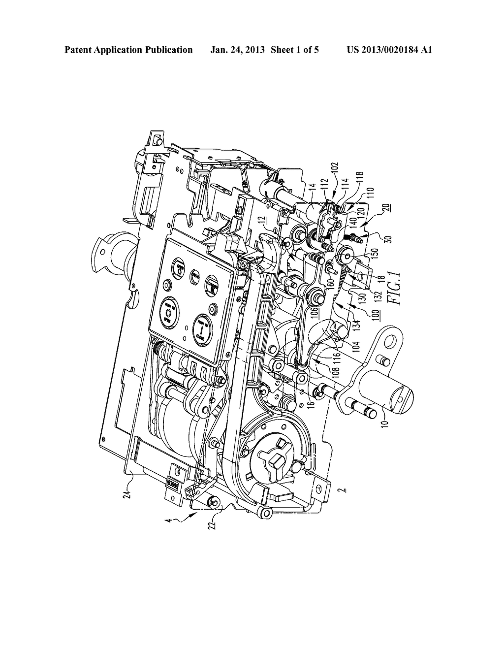 ELECTRICAL SWITCHING APPARATUS AND SECONDARY TRIP MECHANISM THEREFOR - diagram, schematic, and image 02