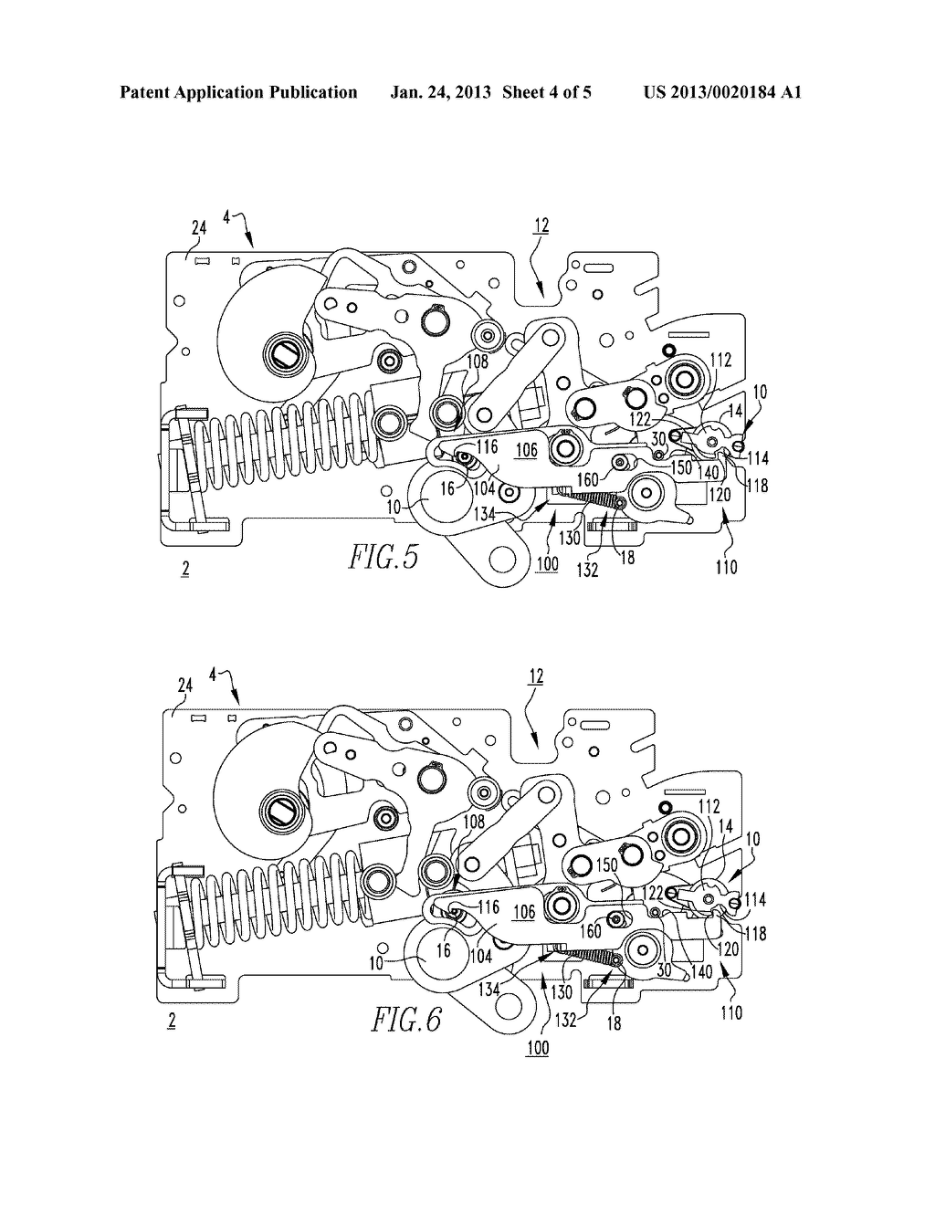 ELECTRICAL SWITCHING APPARATUS AND SECONDARY TRIP MECHANISM THEREFOR - diagram, schematic, and image 05
