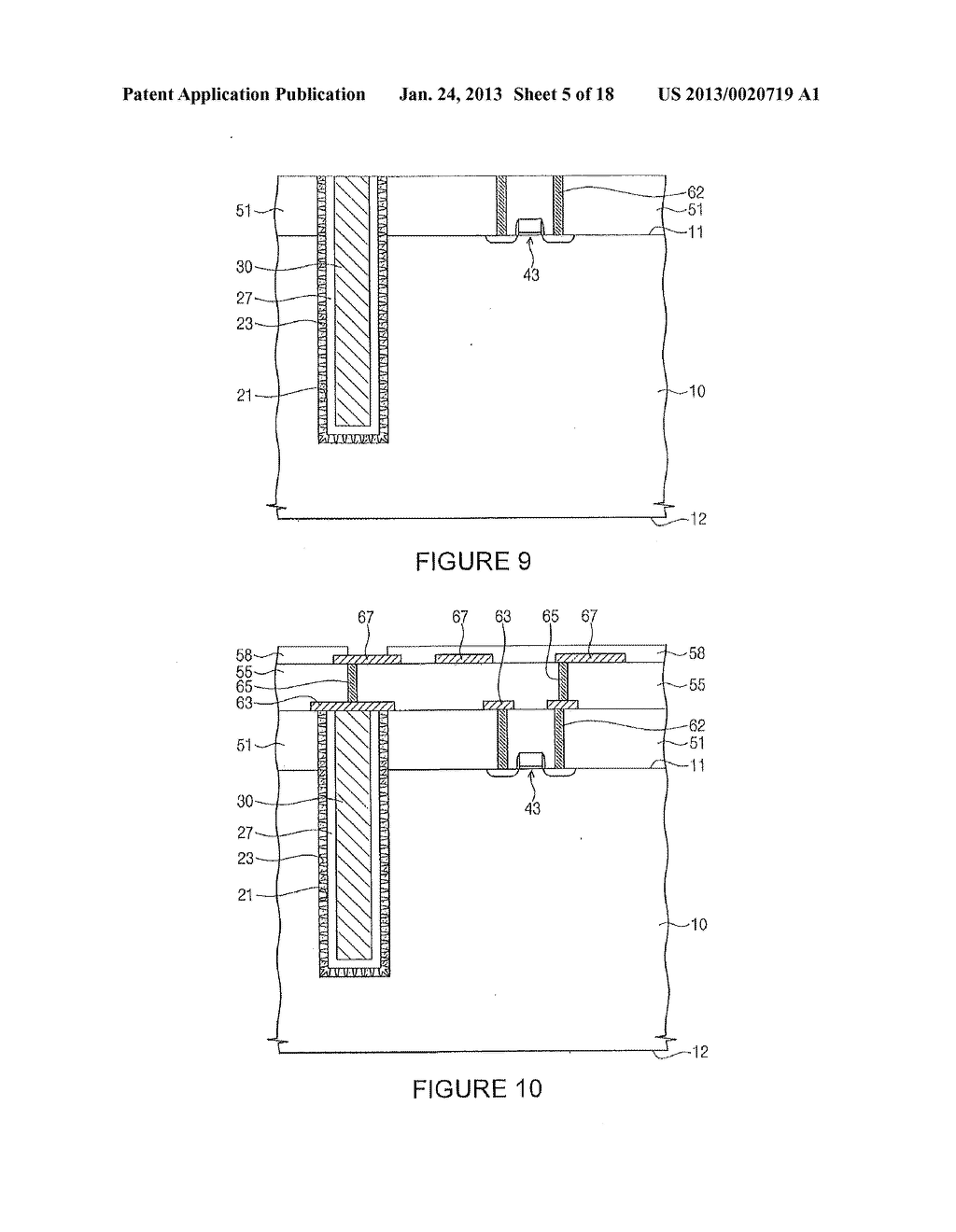 MICROELECTRONIC DEVICES INCLUDING THROUGH SILICON VIA STRUCTURES HAVING     POROUS LAYERS - diagram, schematic, and image 06