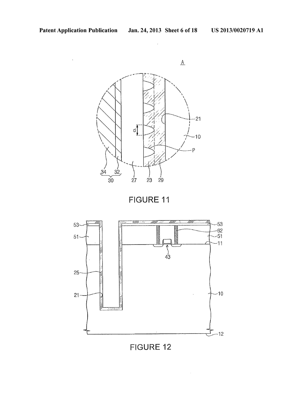 MICROELECTRONIC DEVICES INCLUDING THROUGH SILICON VIA STRUCTURES HAVING     POROUS LAYERS - diagram, schematic, and image 07