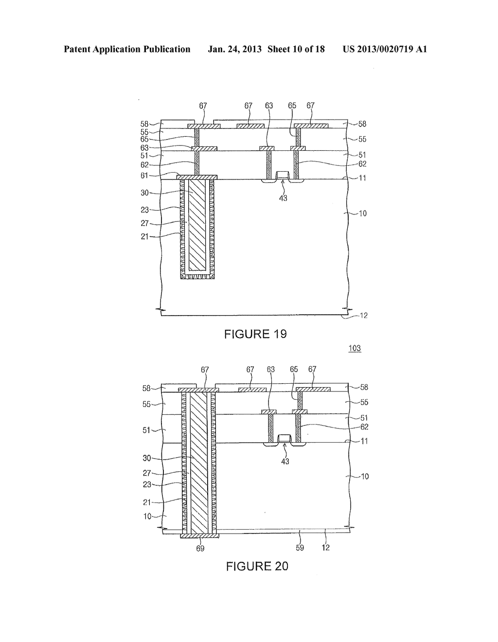 MICROELECTRONIC DEVICES INCLUDING THROUGH SILICON VIA STRUCTURES HAVING     POROUS LAYERS - diagram, schematic, and image 11