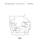 Knee Airbag with Passive Venting for Out of Position Occupant Protection diagram and image