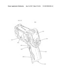 TEST AND MEASUREMENT DEVICE WITH A PISTOL-GRIP HANDLE diagram and image