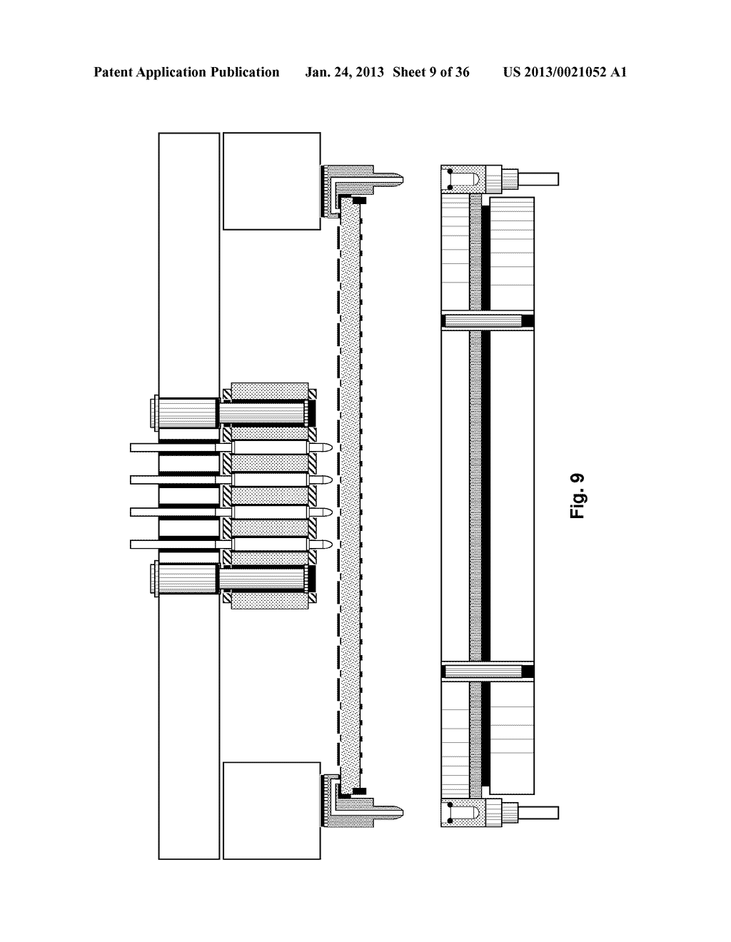 Wafer prober integrated with full-wafer contacter - diagram, schematic, and image 10