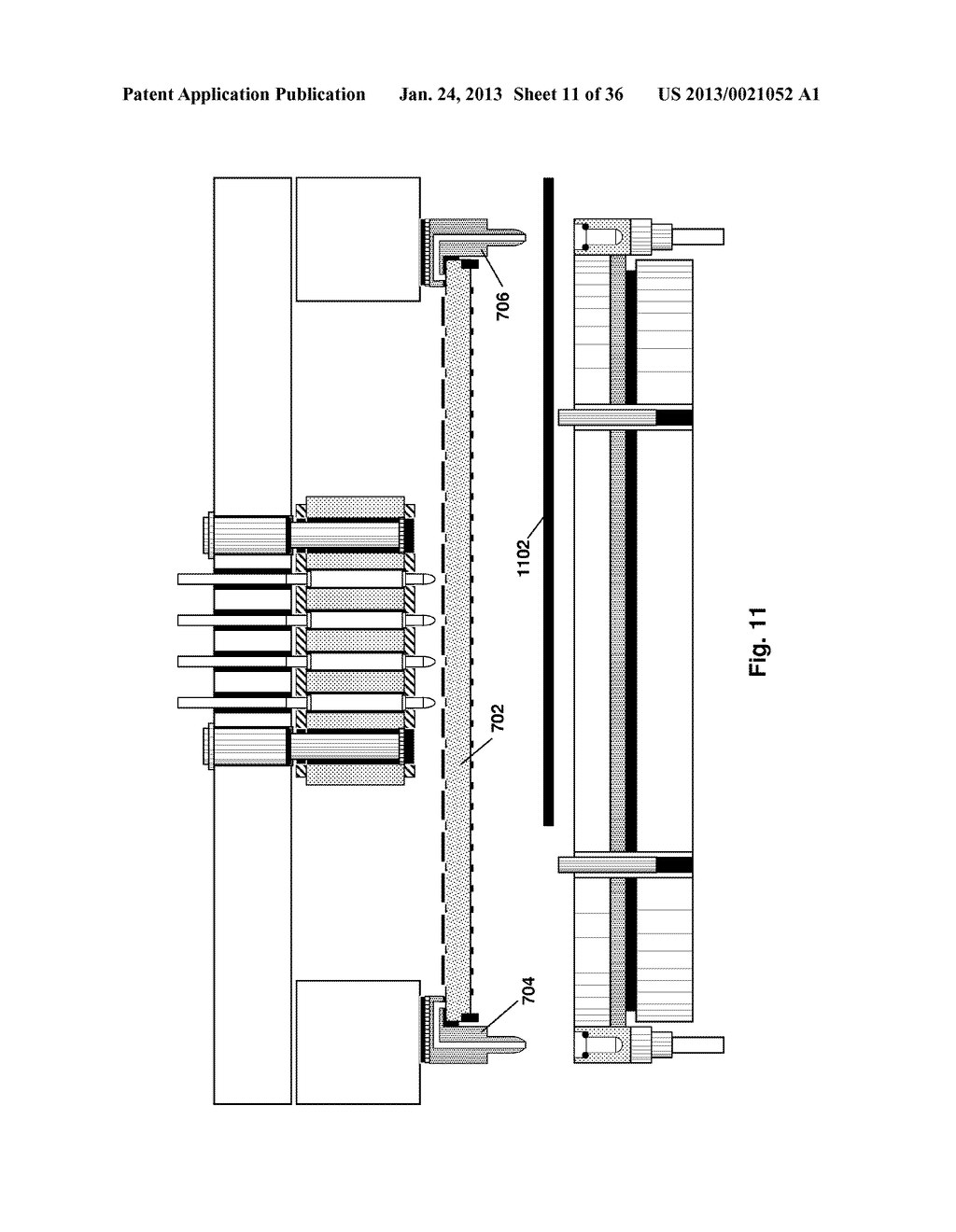 Wafer prober integrated with full-wafer contacter - diagram, schematic, and image 12