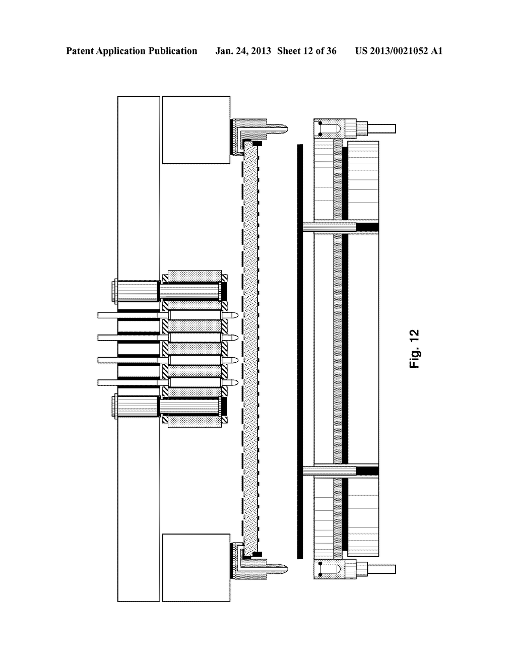 Wafer prober integrated with full-wafer contacter - diagram, schematic, and image 13