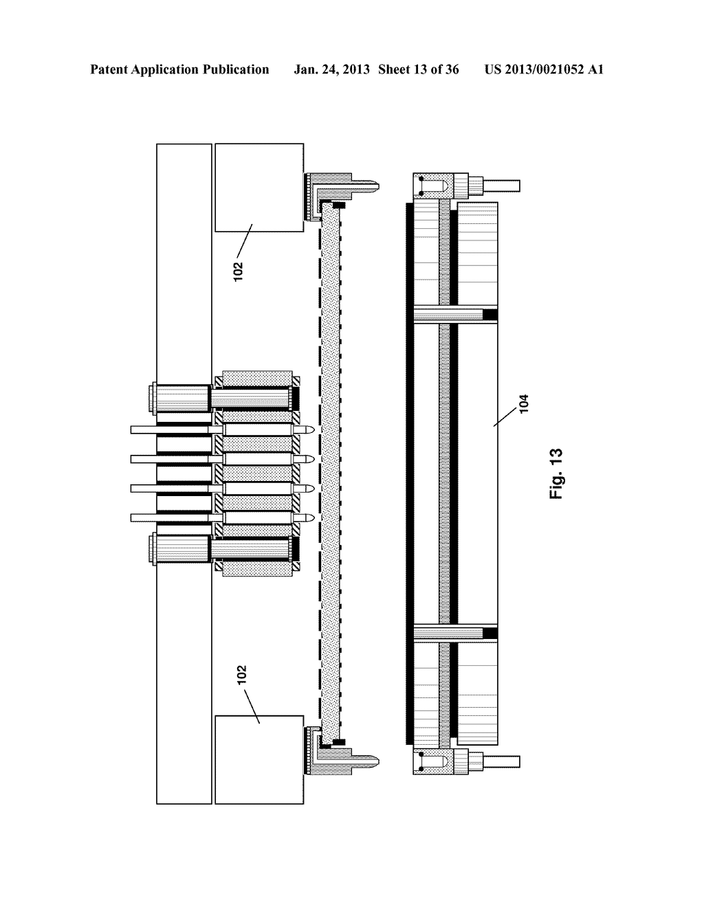 Wafer prober integrated with full-wafer contacter - diagram, schematic, and image 14