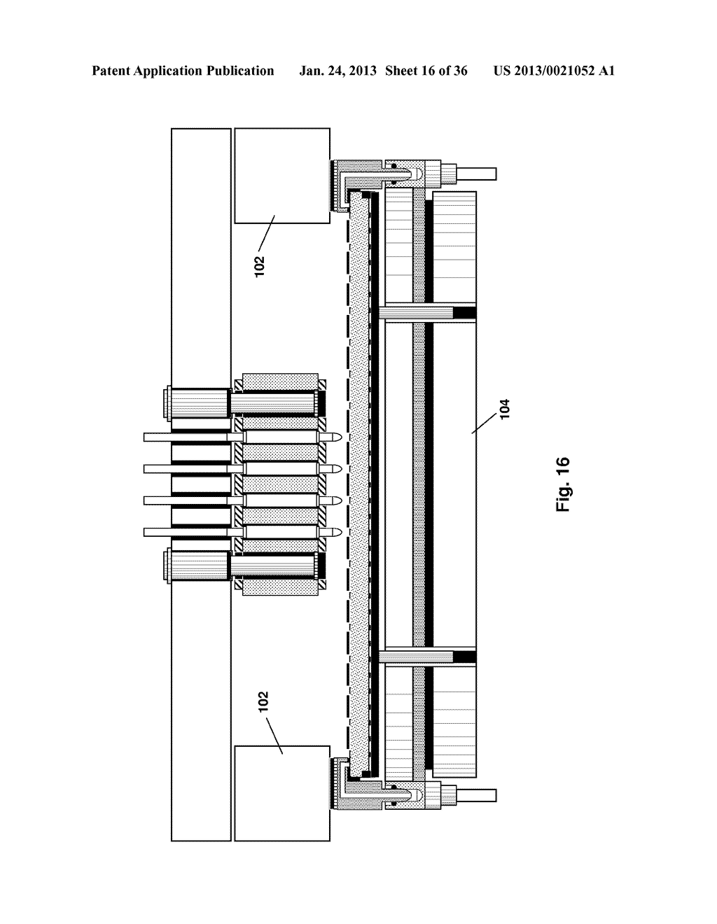 Wafer prober integrated with full-wafer contacter - diagram, schematic, and image 17