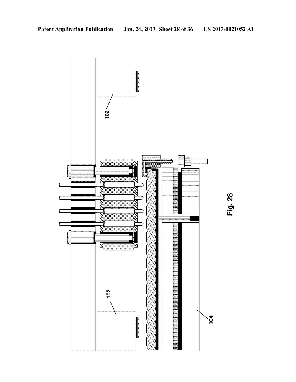 Wafer prober integrated with full-wafer contacter - diagram, schematic, and image 29