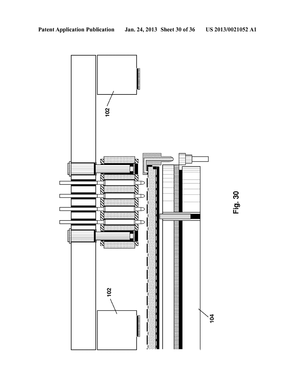 Wafer prober integrated with full-wafer contacter - diagram, schematic, and image 31