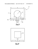 COPLANAR-WAVEGUIDE FED MONOPOLE ANTENNA diagram and image