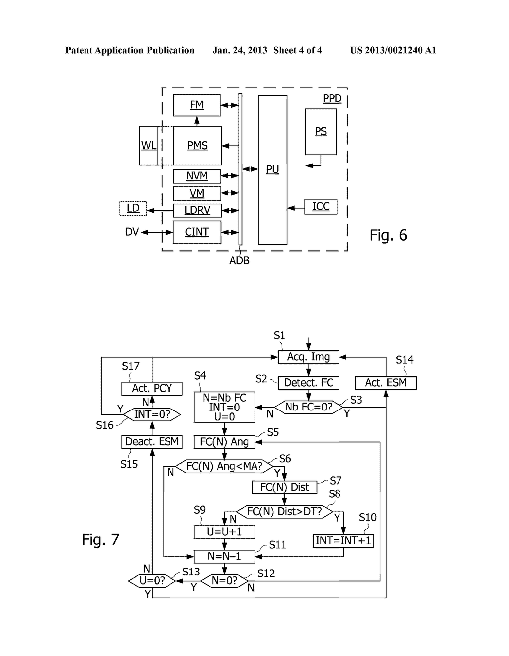 METHOD AND DEVICE FOR CONTROLLING AN APPARATUS AS A FUNCTION OF DETECTING     PERSONS IN THE VICINITY OF THE APPARATUS - diagram, schematic, and image 05