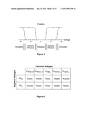 METHODS AND DEVICES FOR DRIVING A DISPLAY USING BOTH AN ACTIVE MATRIX     ADDRESSING SCHEME AND A PASSIVE MATRIX ADDRESSING SCHEME diagram and image