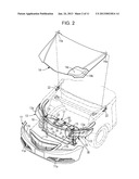 VEHICLE BODY FRONT STRUCTURE diagram and image