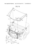 VEHICLE BODY FRONT STRUCTURE diagram and image