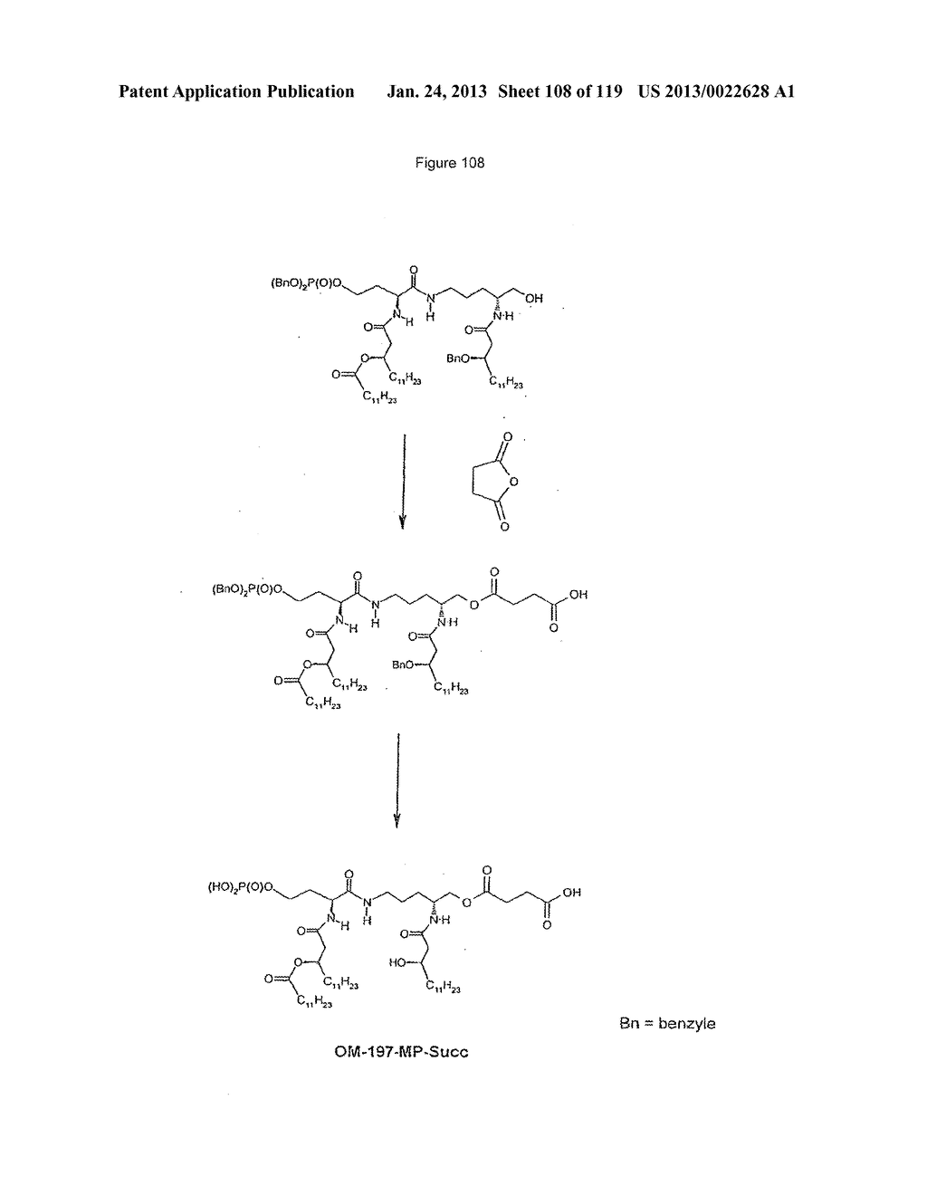 ACYL PSEUDOPEPTIDES WHICH CARRY A FUNCTIONALIZED AUXILIARY ARM - diagram, schematic, and image 109