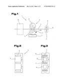 METHOD FOR PRODUCING A BAND-SHAPED PLASTIC FILM diagram and image