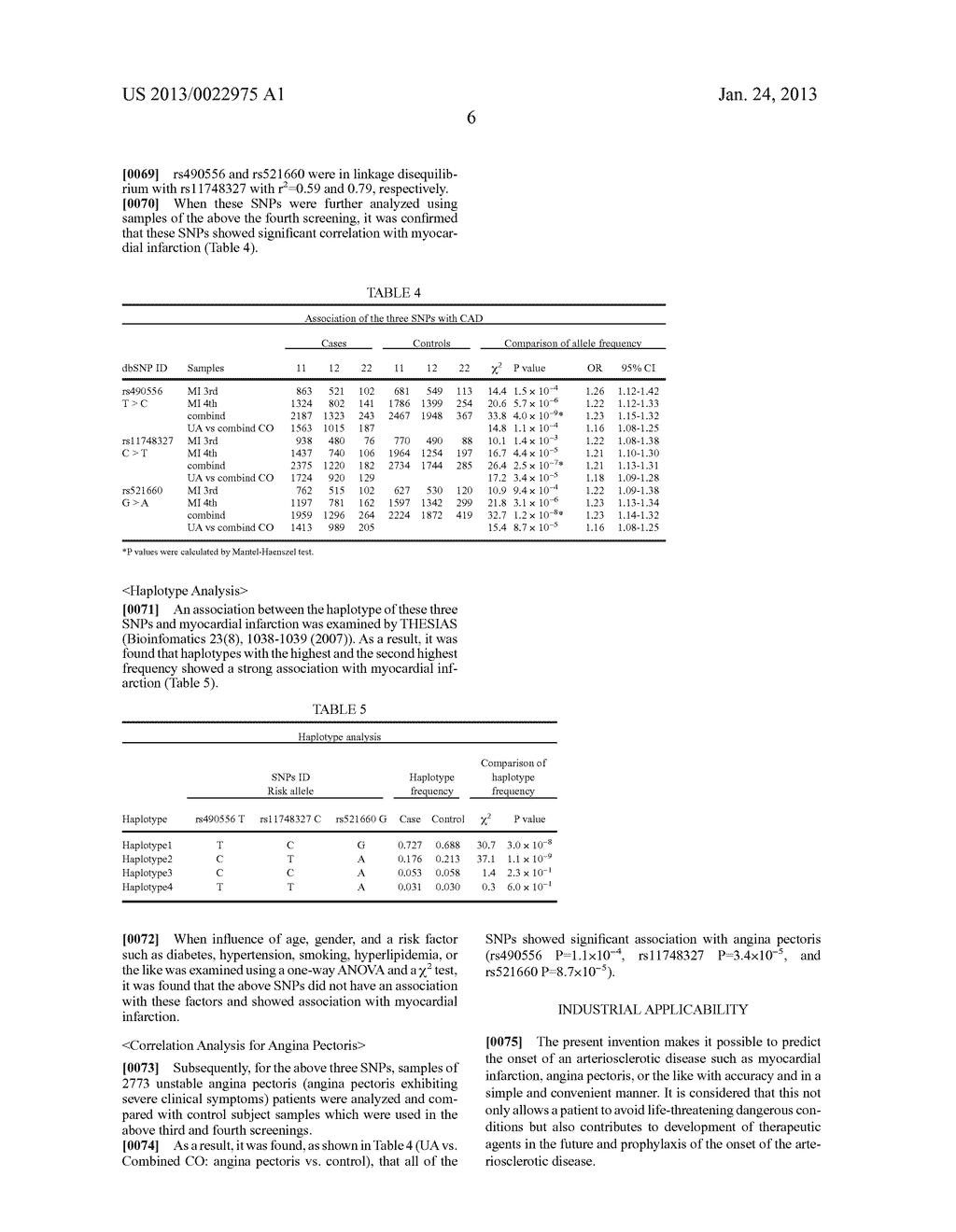 METHOD FOR DETECTING ARTERIOSCLEROTIC DISEASES ON THE BASIS OF SINGLE     NUCLEOTIDE POLYMORPHISM AT HUMAN CHROMOSOME 5P15.3 - diagram, schematic, and image 08