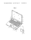 ELECTRONIC DEVICE AND COMMUNICATION STATE OUTPUT METHOD diagram and image