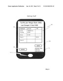 System and Methods for Carrier-Centric Mobile Device Data Communications     Cost Monitoring and Control diagram and image