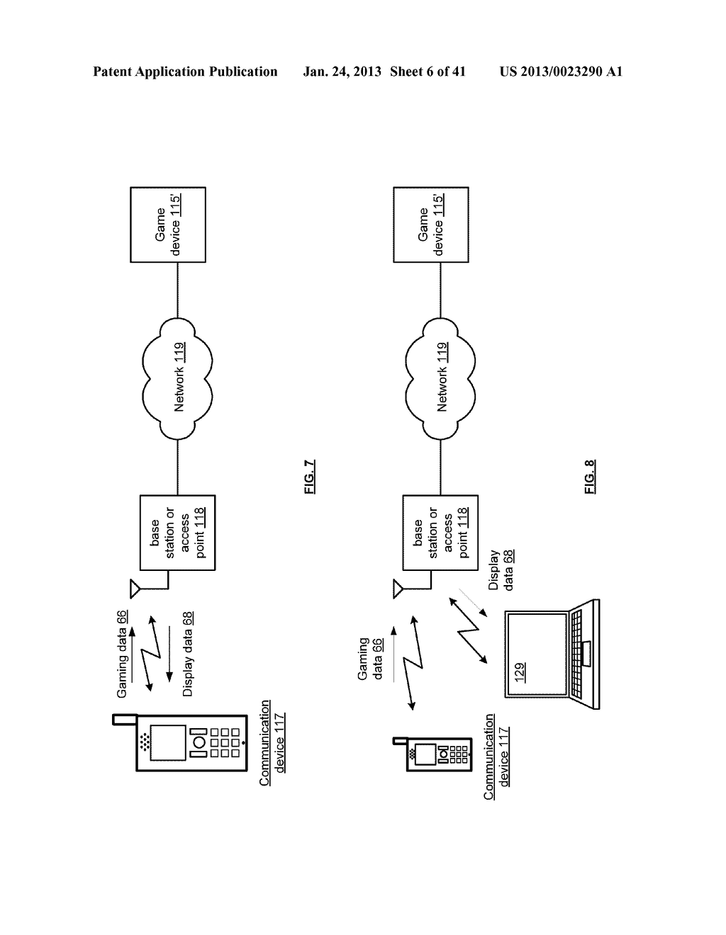 MULTI-MODE MOBILE COMMUNICATION DEVICE WITH MOTION SENSOR AND METHODS FOR     USE THEREWITH - diagram, schematic, and image 07
