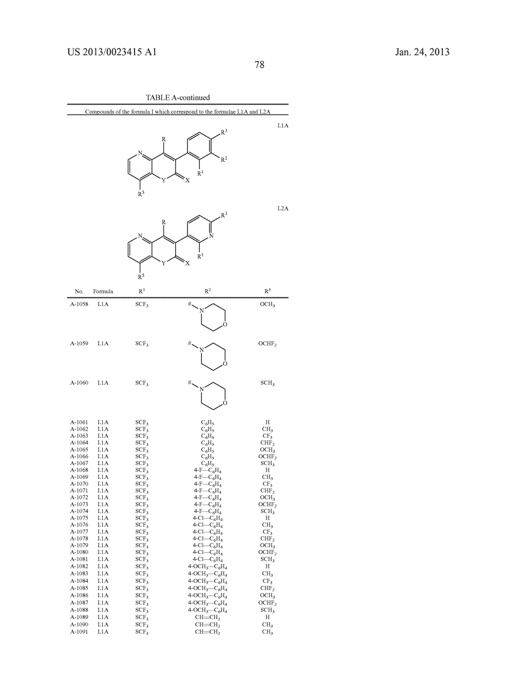 Substituted Pyridines Having Herbicidal Action - diagram, schematic, and image 79