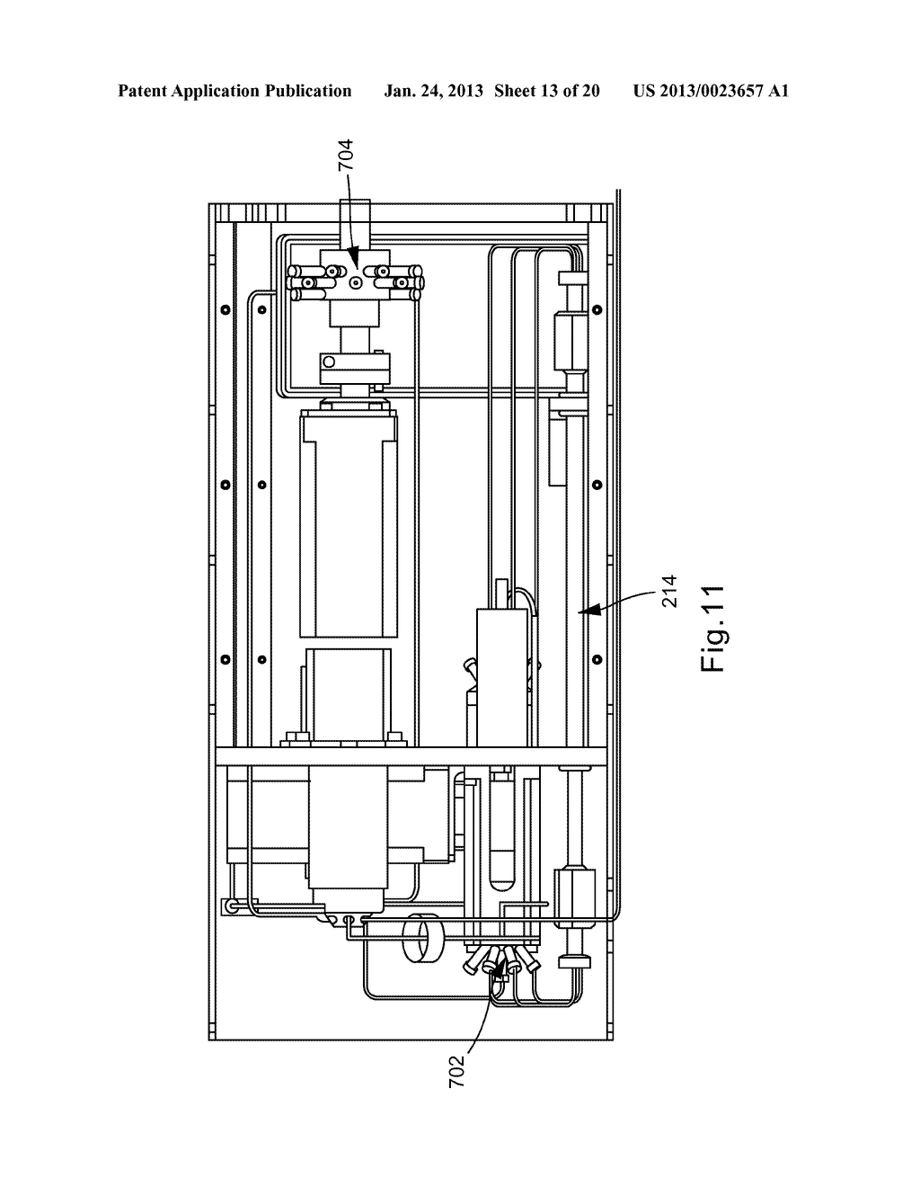 SYSTEM FOR RADIOPHARMACEUTICAL PREPARATION INVOLVING SOLID AND LIQUID     PHASE INTERACTIONS - diagram, schematic, and image 14