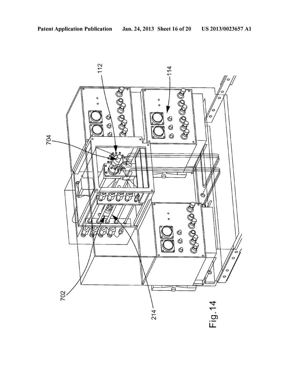 SYSTEM FOR RADIOPHARMACEUTICAL PREPARATION INVOLVING SOLID AND LIQUID     PHASE INTERACTIONS - diagram, schematic, and image 17