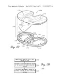 DISTRACTOR HAVING A CAPACITIVE SENSOR ARRAY FOR MEASURING A FORCE,     PRESSURE, OR LOAD APPLIED BY THE MUSCULAR-SKELETAL SYSTEM AND METHOD     THEREFOR diagram and image