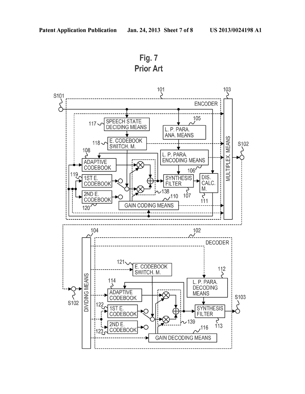 METHOD FOR SPEECH CODING, METHOD FOR SPEECH DECODING AND THEIR APPARATUSES - diagram, schematic, and image 08