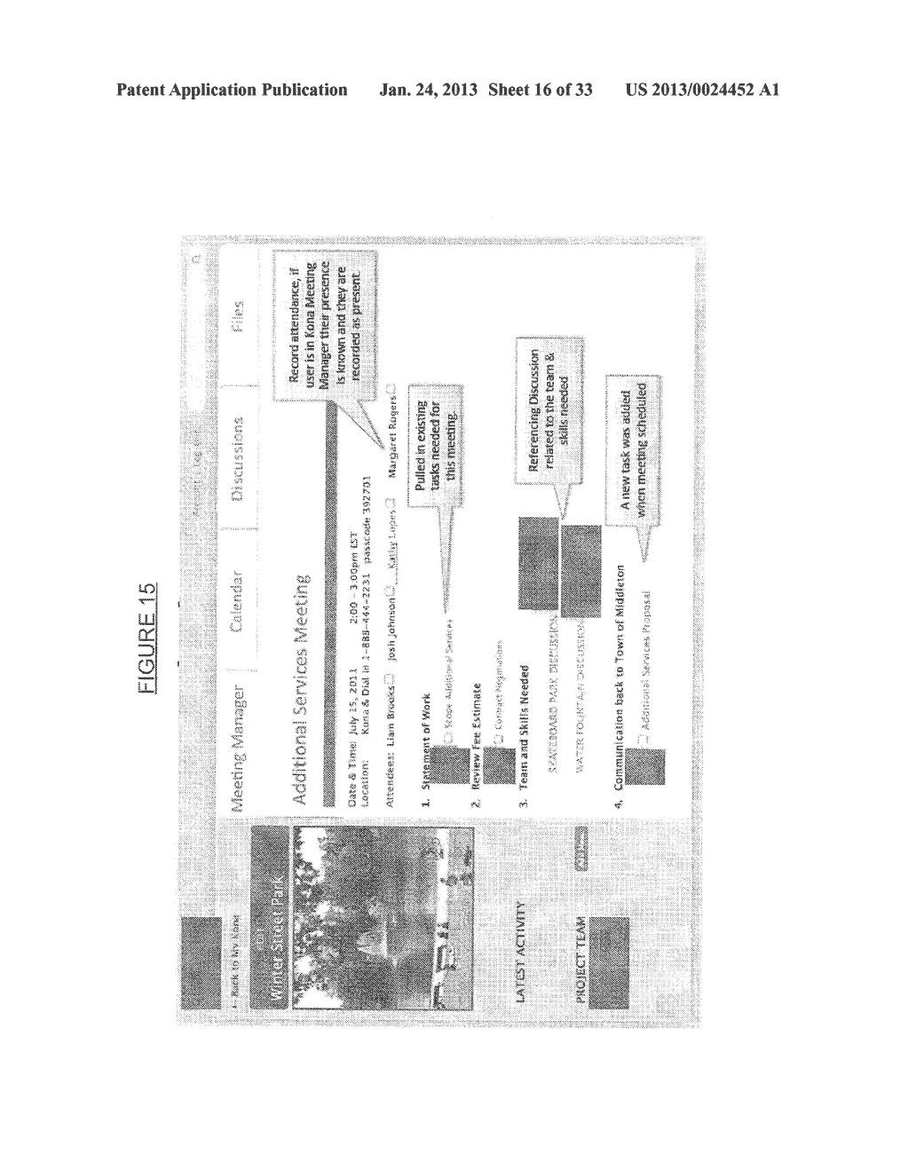 SYSTEM AND METHOD FOR MANAGING PROJECTS - diagram, schematic, and image 17