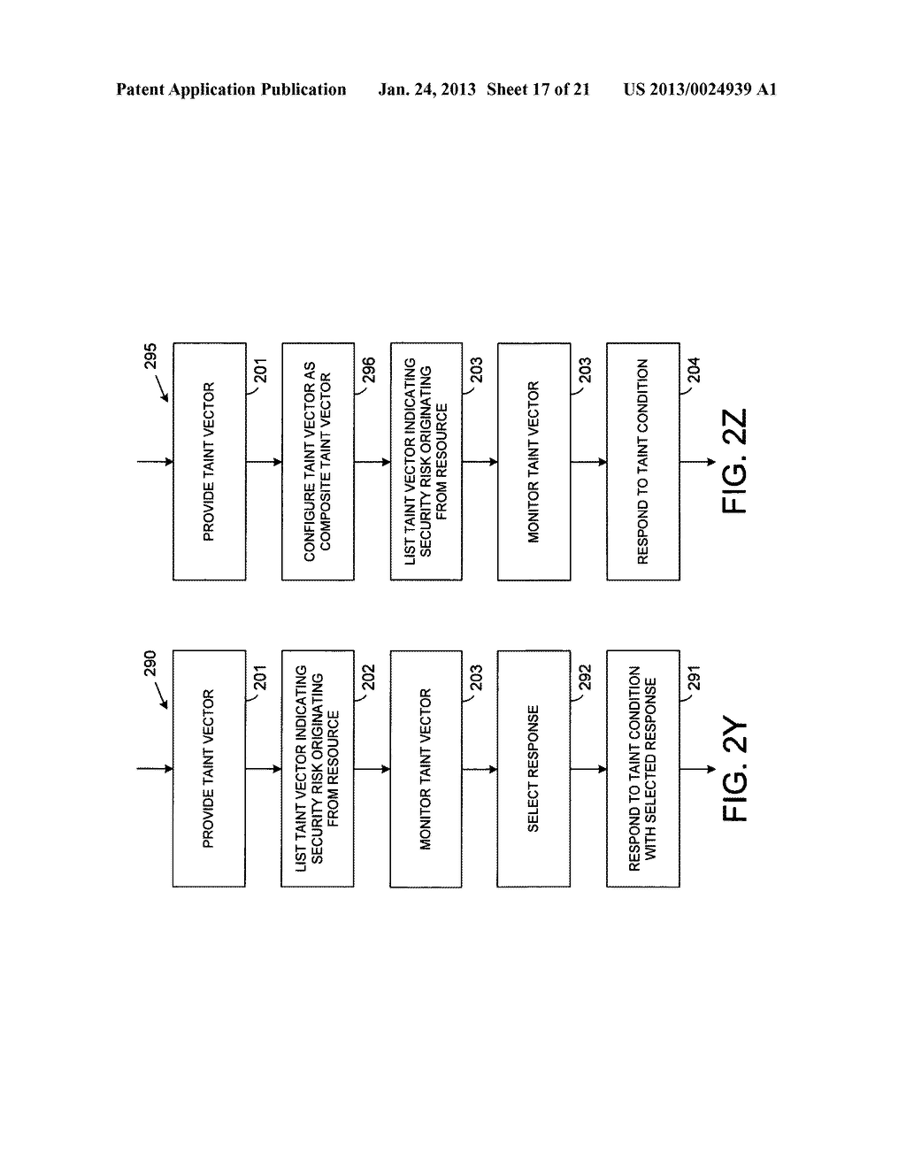 Conditional security response using taint vector monitoring - diagram, schematic, and image 18