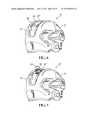 ADJUSTABLE HELMET FOR A HOCKEY OR LACROSSE PLAYER diagram and image