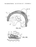 ADJUSTABLE HELMET FOR A HOCKEY OR LACROSSE PLAYER diagram and image