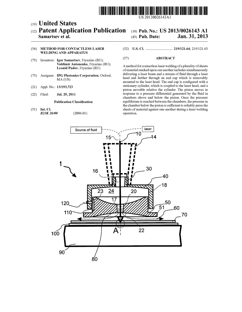 Method for Contactless Laser Welding and Apparatus - diagram, schematic, and image 01